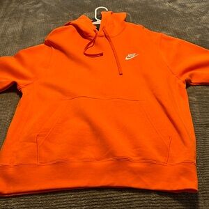 Orange Nike hoodie